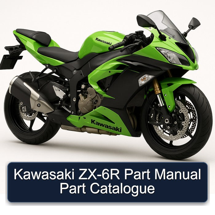 Kawasaki ZX Models ZX-6R Part Parts Catalog