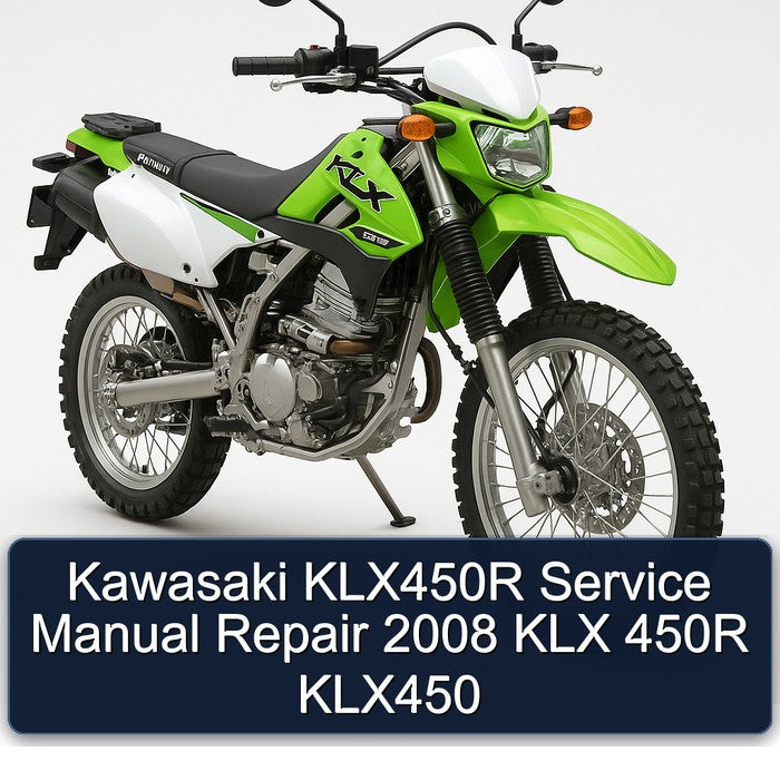 2008 Kawasaki KLX Series KLX450R 450R KLX450 Service Repair Workshop Manual