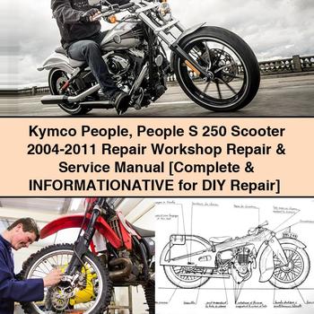 2004-2011 Kymco People S 250 Scooter Service Repair Workshop Manual