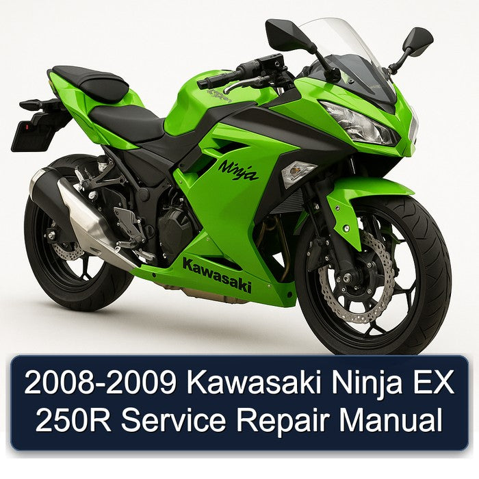 2008-2009 Kawasaki Ninja EX 250R Service Repair Workshop Manual