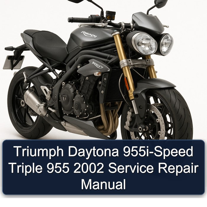 2002 Triumph Speed Triple Daytona 955i 955 Service Repair Workshop Manual