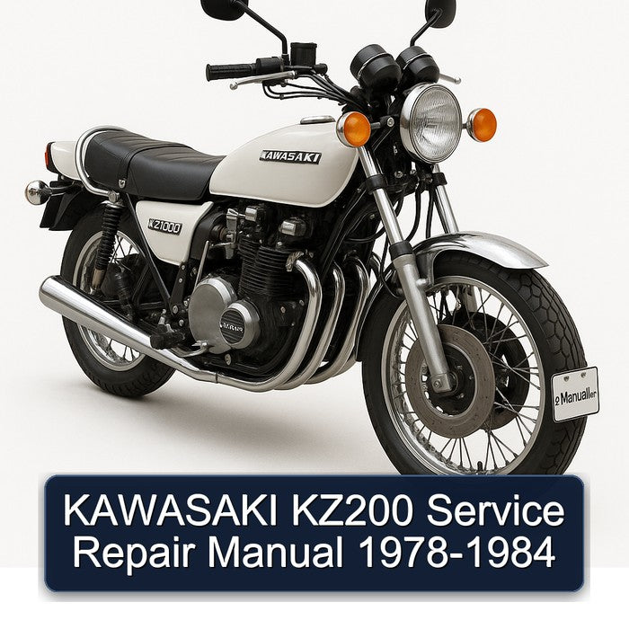 1978-1984 Kawasaki KZ Series KZ200 Service Repair Workshop Manual