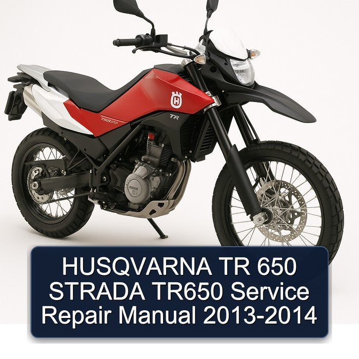 2013-2014 Moto Guzzi Strada Husqvarna TR 650 TR650 Service Repair Workshop Manual