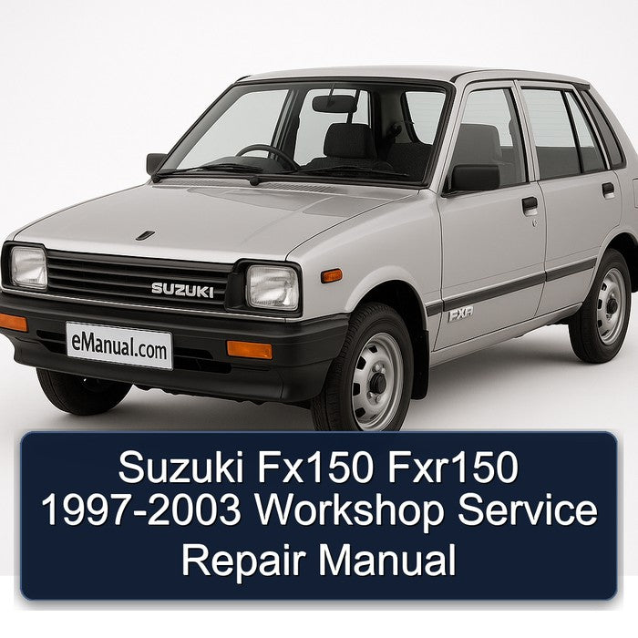 1997-2003 Suzuki FXR Models FX150 FXR150 Service Repair Workshop Manual