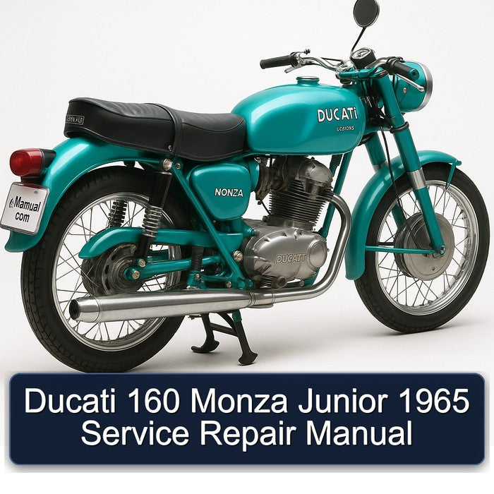 1965 Ducati Monza 160 Junior Service Repair Workshop Manual