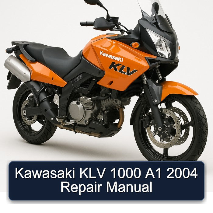2004 Kawasaki KLV Models 1000 A1 Service Repair Workshop Manual