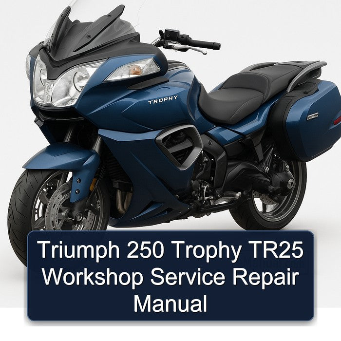 Triumph Trophy 250 TR25 Service Repair Workshop Manual