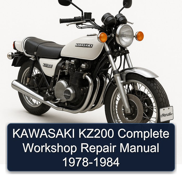 1978-1984 Kawasaki KZ Series KZ200 Service Repair Workshop Manual