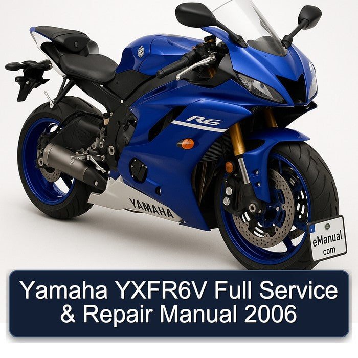 2006 Yamaha Yxfr6v Service Repair Workshop Manual