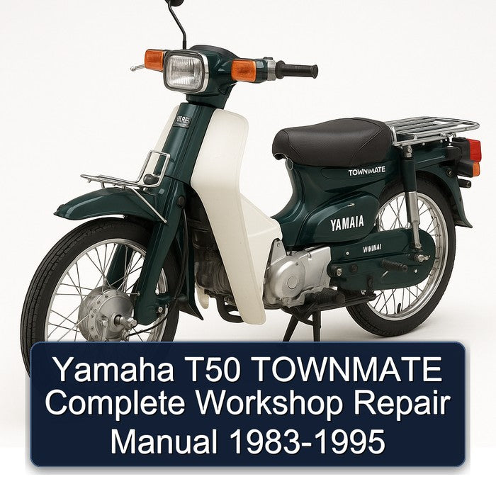 1983-1995 Yamaha Townmate T50 Service Repair Workshop Manual