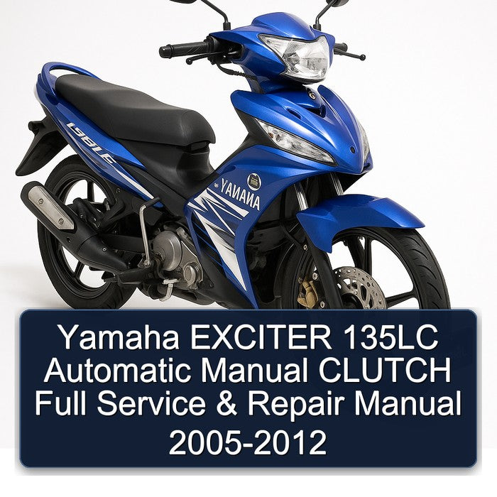 2005-2012 Yamaha 135LC Exciter Automatic Clutch Service Repair Workshop Manual