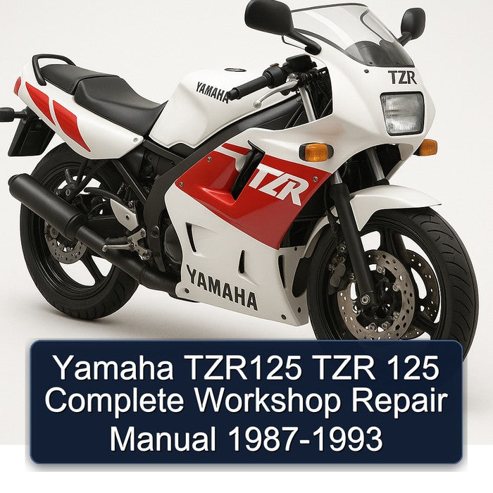 1987-1993 Yamaha TZR Models TZR125 125 Service Repair Workshop Manual