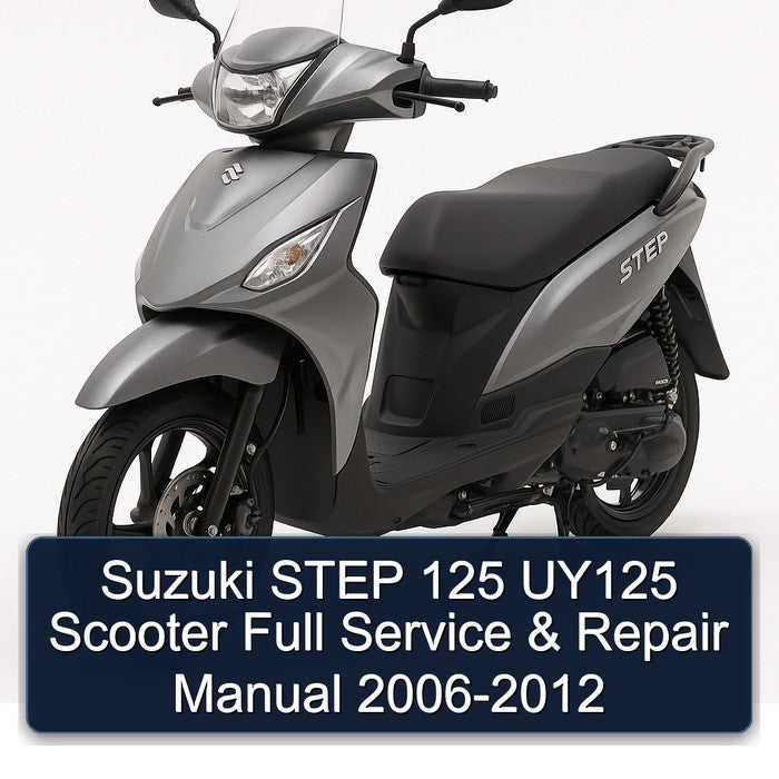 2006-2012 Baotian Suzuki Step 125 UY125 Scooter Service Repair Workshop Manual
