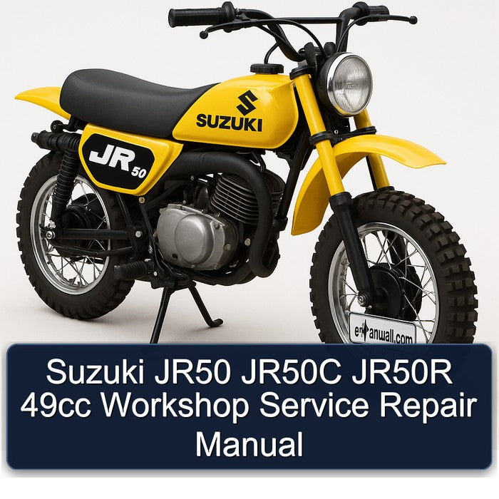 Suzuki JR50 JR50C JR50R 49CC Service Repair Workshop Manual