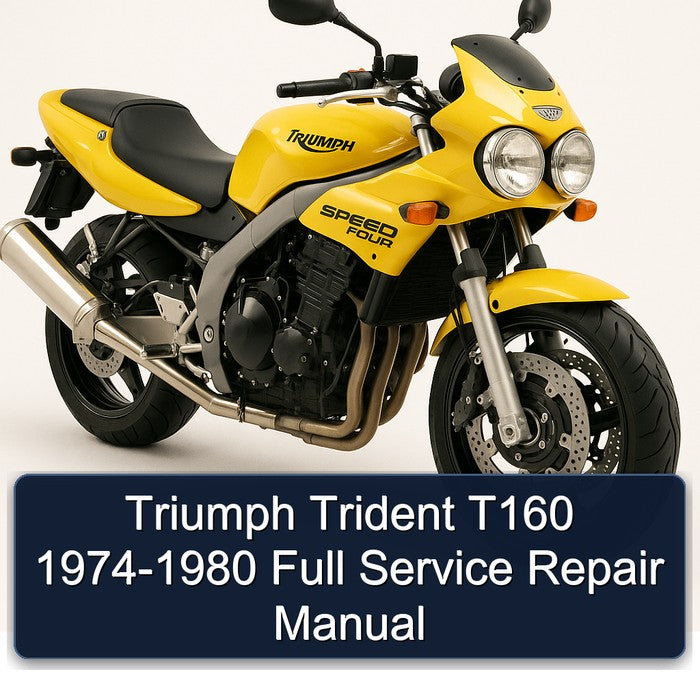 1974-1980 Triumph Trident T160 Service Repair Workshop Manual