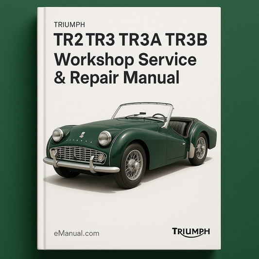 Triumph TR2 TR3 TR3A TR3B Workshop Service Repair Manual