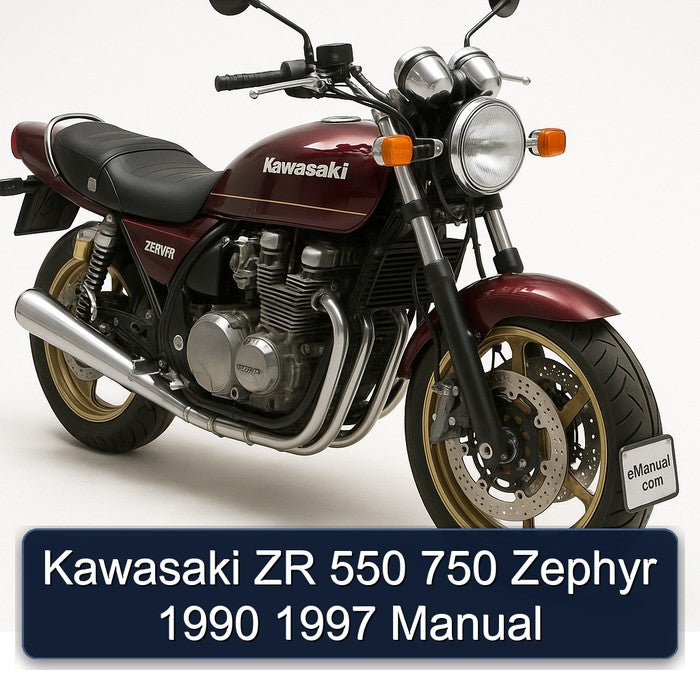1990-1997 Kawasaki Zephyr ZR 550 750 Service Repair Workshop Manual