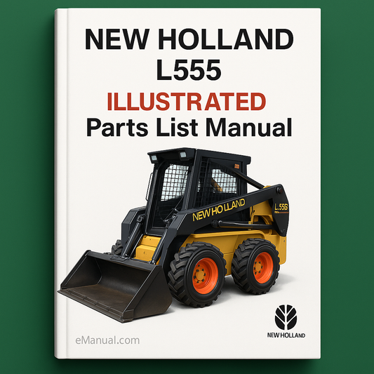 New Holland L555 Kompaktlader - illustriertes Handbuch mit Ersatzteilliste