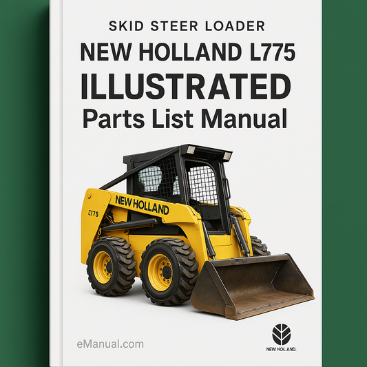 New Holland L775 Kompaktlader, illustrierte Ersatzteilliste, Handbuch, PDF-Download