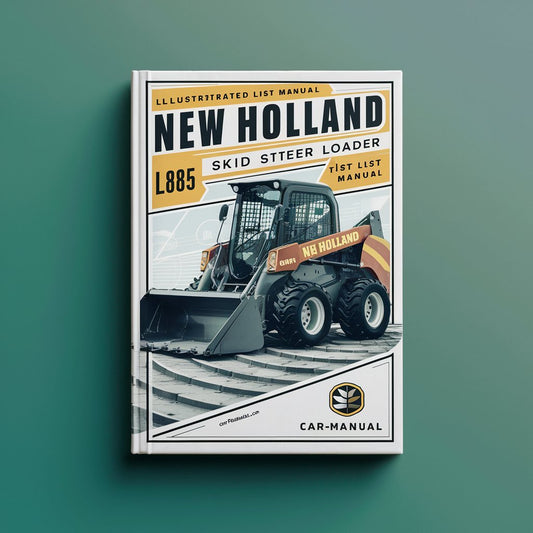 NEW Holland L885 SKID STEER Loader ILLUSTRATED Parts List Manual