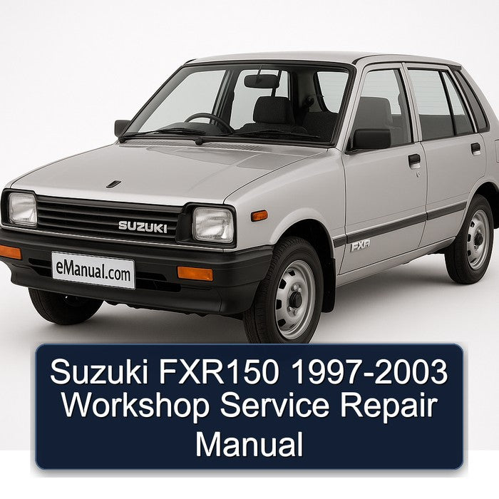 1997-2003 Suzuki FXR Models FXR150 Service Repair Workshop Manual