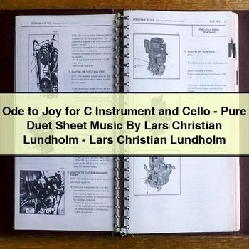 Ode to Joy for C Instrument and Cello-Pure Duet Sheet Music By Lars Christian Lundholm-Lars Christian Lundholm
