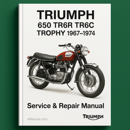 TRIUMPH 650 TR6R TR6C TROPHY 1967-1974 Service Repair Manual
