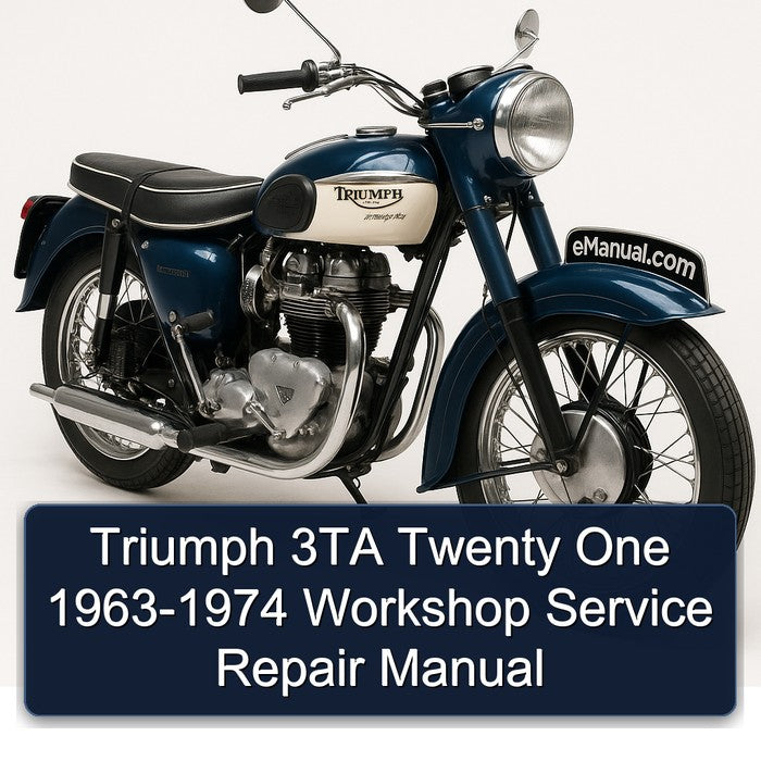 1963-1974 Triumph Twenty One 3TA Service Repair Workshop Manual