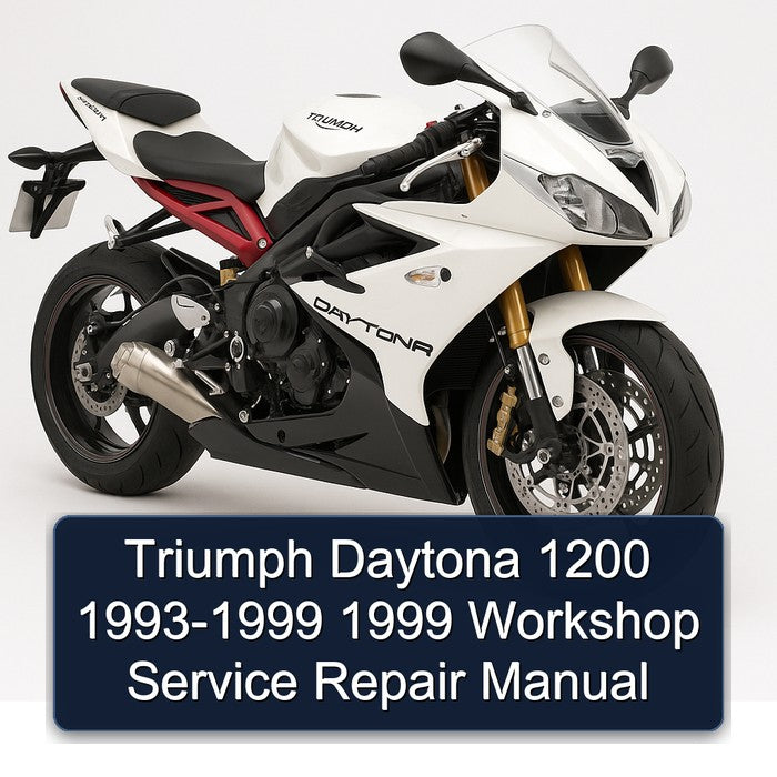 1993-1999 Triumph Daytona Service Repair Workshop Manual