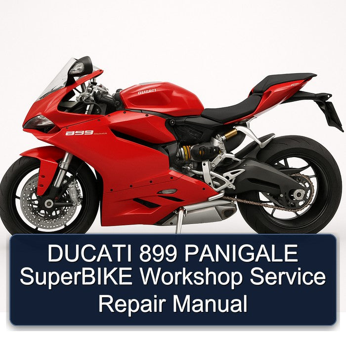 Ducati 899 Panigale Superbike Service Repair Workshop Manual