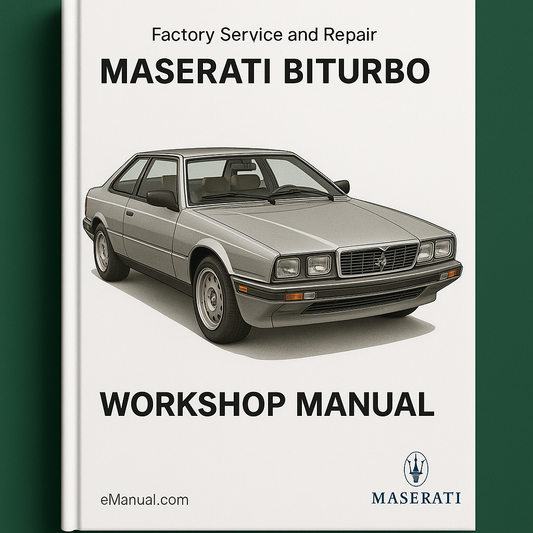 Maserati Biturbo Factory Service and Repair Workshop Manual