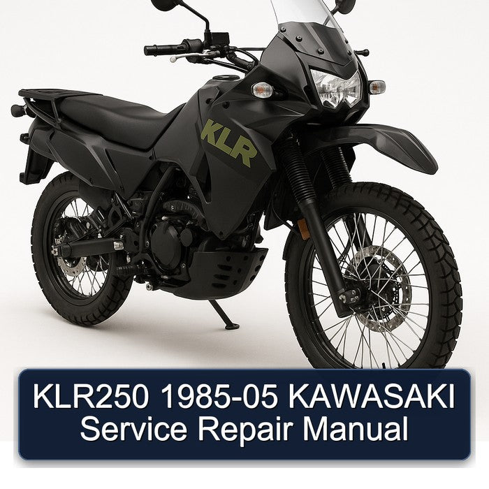 1985-2005 Kawasaki KLR Series KLR250 Service Repair Workshop Manual