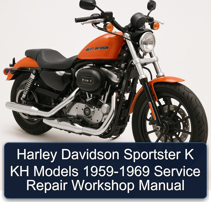 1959-1969 Harley Davidson Sportster K KH Models Service Repair Workshop Manual