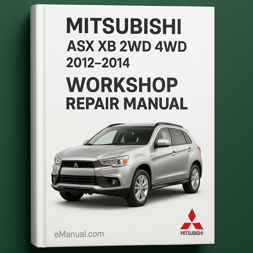 Mitsubushi ASX XB 2WD 4WD 2012-2014 Workshop Repair Manual