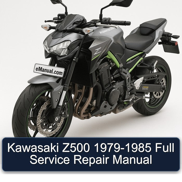 1979-1985 Kawasaki Z Series Z500 Service Repair Workshop Manual