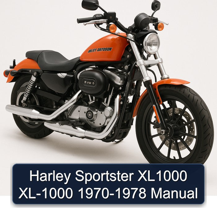 1970-1978 Harley Davidson Sportster XL1000 XL-1000 Service Repair Workshop Manual