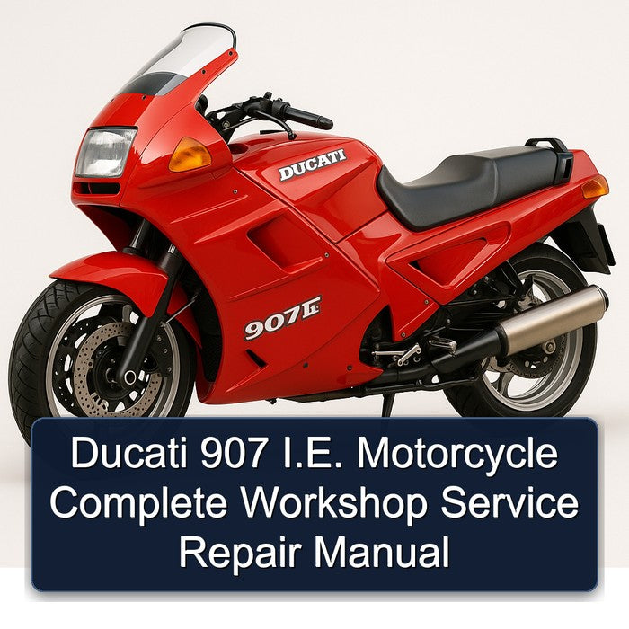 Ducati 907 I.e. Motorcycle Service Repair Workshop Manual