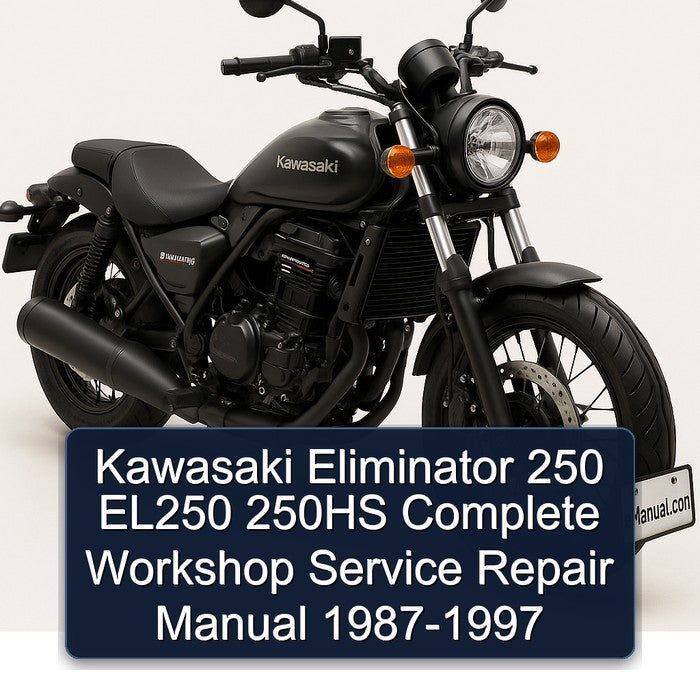 1987-1997 Kawasaki Eliminator 250 EL250 250HS Service Repair Workshop Manual