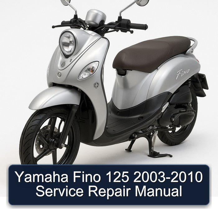 2003-2010 Yamaha Fino Service Repair Workshop Manual