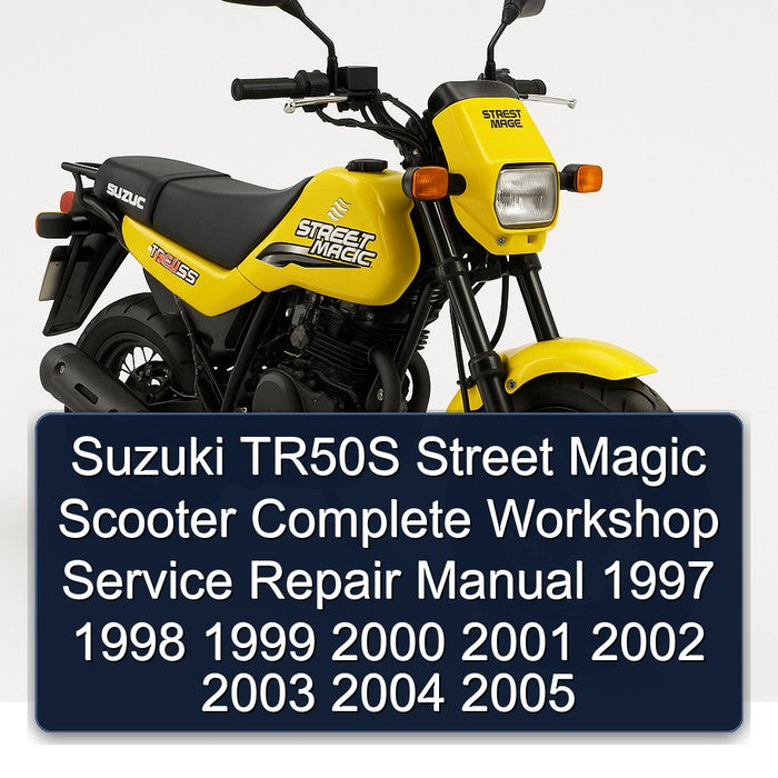 1997-2005 Baotian Suzuki TR50S Street Magic Scooter Service Repair Workshop Manual