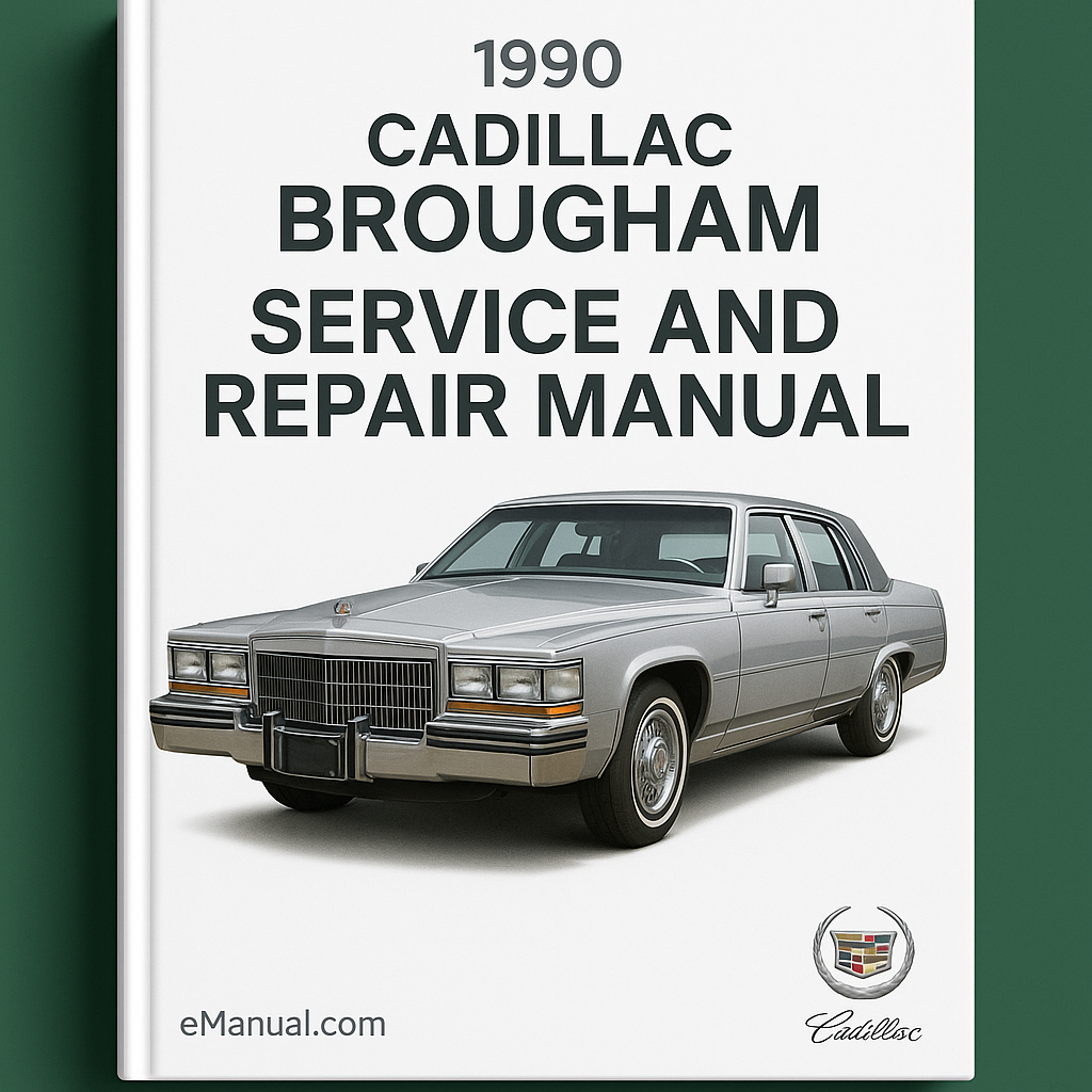 1990 Cadillac Brougham Service and Repair Manual