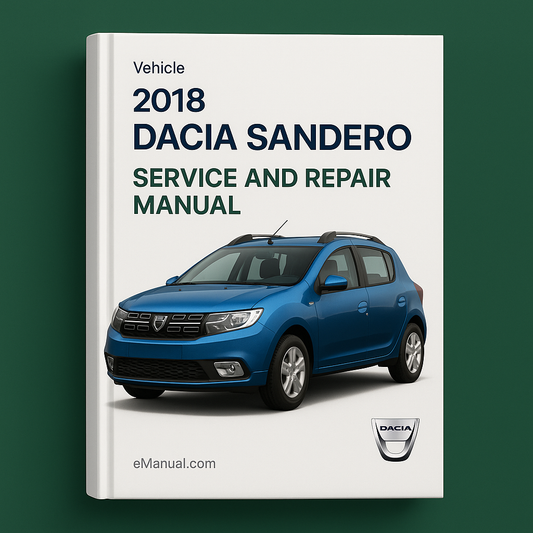 Manual de servicio y reparación Dacia Sandero 2018 Descargar PDF