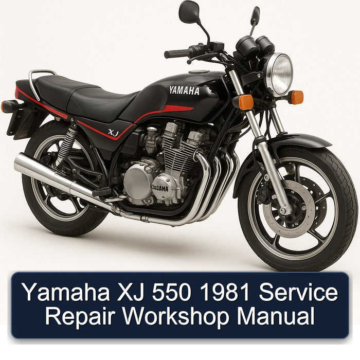 1981 Yamaha XJ Models 550 Service Repair Workshop Manual