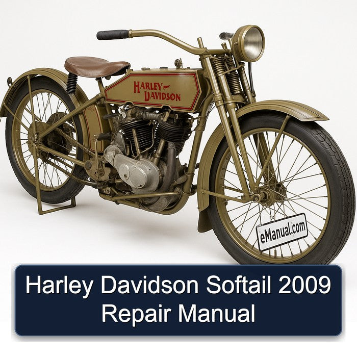 2009 Harley Davidson Softail Service Repair Workshop Manual