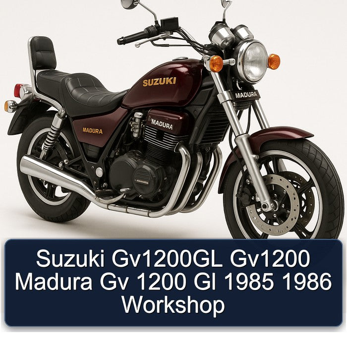 1985-1986 Suzuki Madura GV1200GL GV1200 Gv 1200 Gl Service Repair Workshop Manual