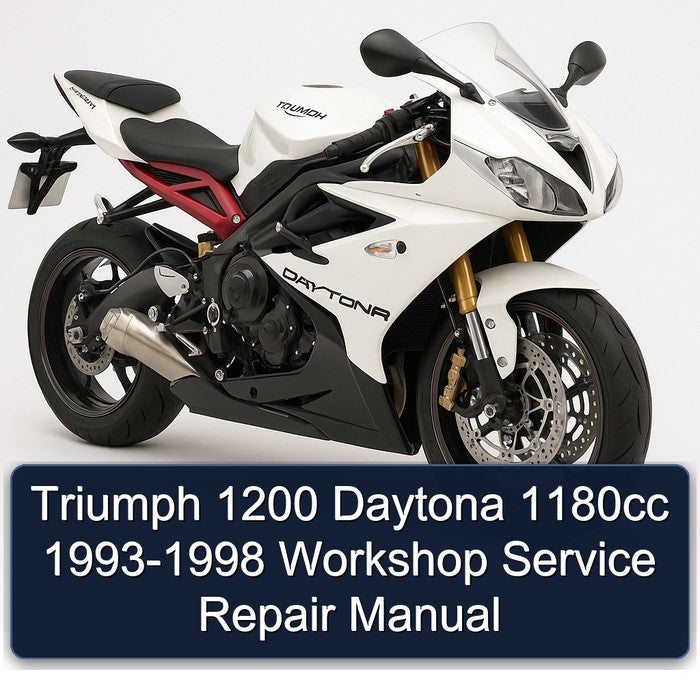 1993-1998 Triumph Daytona 1200 1180CC Service Repair Workshop Manual