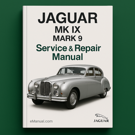 JAGUAR MK IX MARK 9 Service Repair Manual