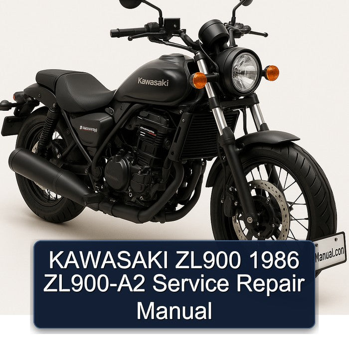 1986 Kawasaki Eliminator ZL900 ZL900-A2 Service Repair Workshop Manual
