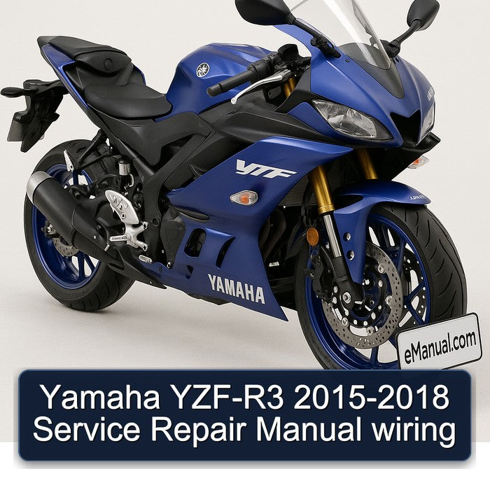 2015-2018 Yamaha YZF Models YZF-R3 Electrical Wiring Diagrams