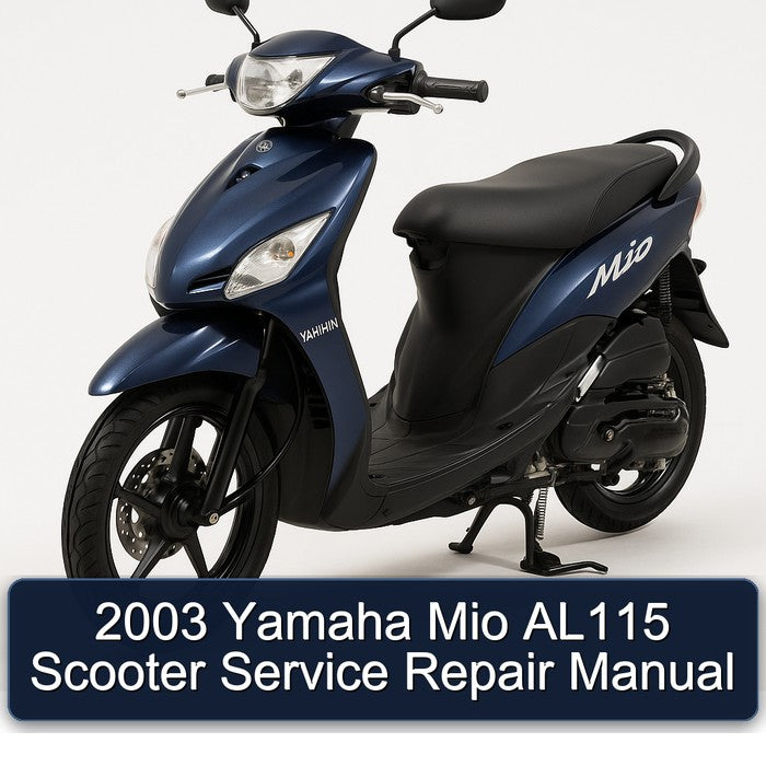 2003 Yamaha MIO AL115 Scooter Service Repair Workshop Manual